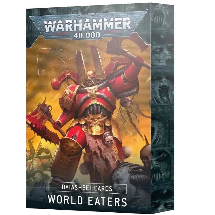 Warhammer 40k World Eater Datasheet Cards