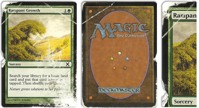 Damaged Card Example