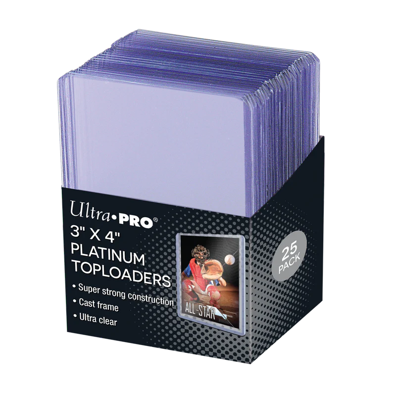 3" x 4" Ultra Clear Platinum Toploader