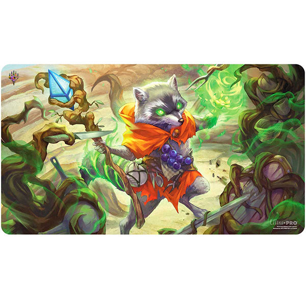 Bloomburrow Playmat: Bello, Bard of the Brambles, Raised Foil