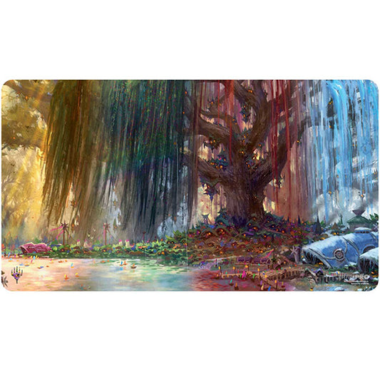 Bloomburrow Playmat: Three Tree City (Four Seasons) AR Enhanced