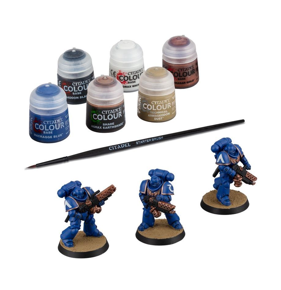 Warhammer 40k: Paints + Tools Set