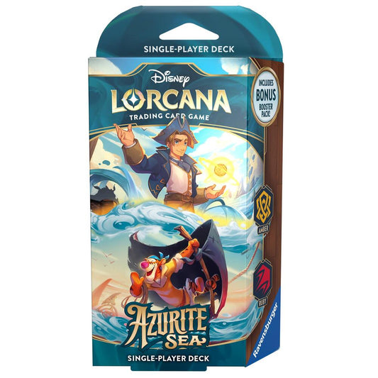 Disney Lorcana: Azurite Sea Starter Deck Amber & Ruby