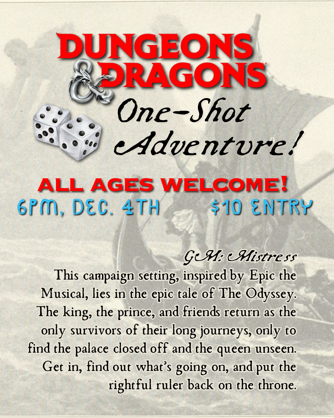 One-Shot RPG Adventure