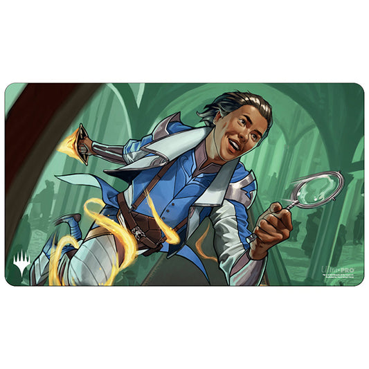 Murders at Karlov Manor Playmat: Kellan, Inquisitive Prodigy