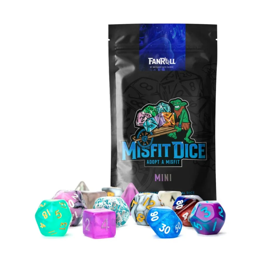 FanRoll Mystery Misfit Resin Mini 7 Dice Set