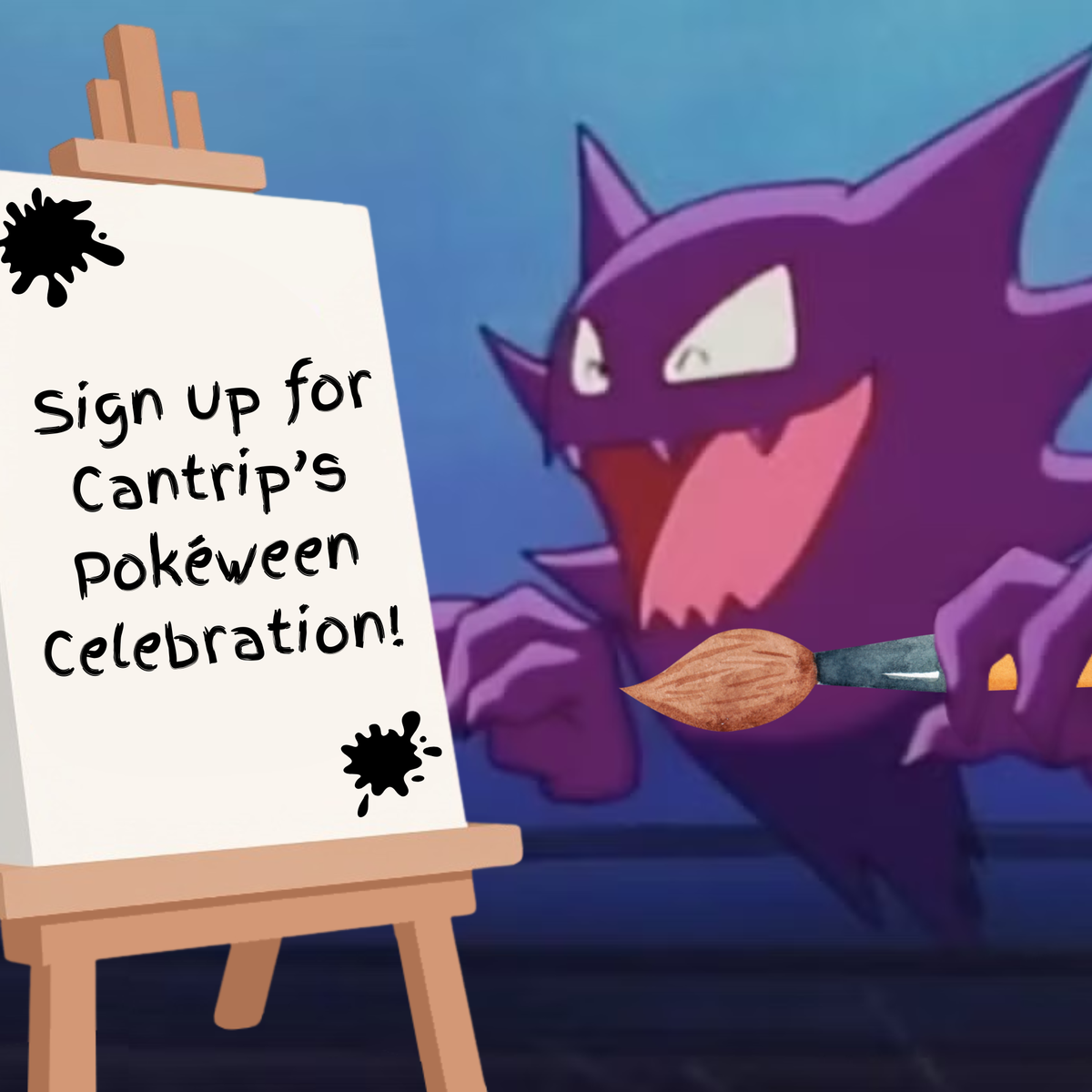 Pokeween Toploader Painting